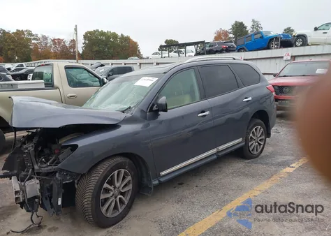 2014 Nissan Pathfinder Sl z USA, uszkodzony, nr VIN 5N1AR2MN1EC687888
